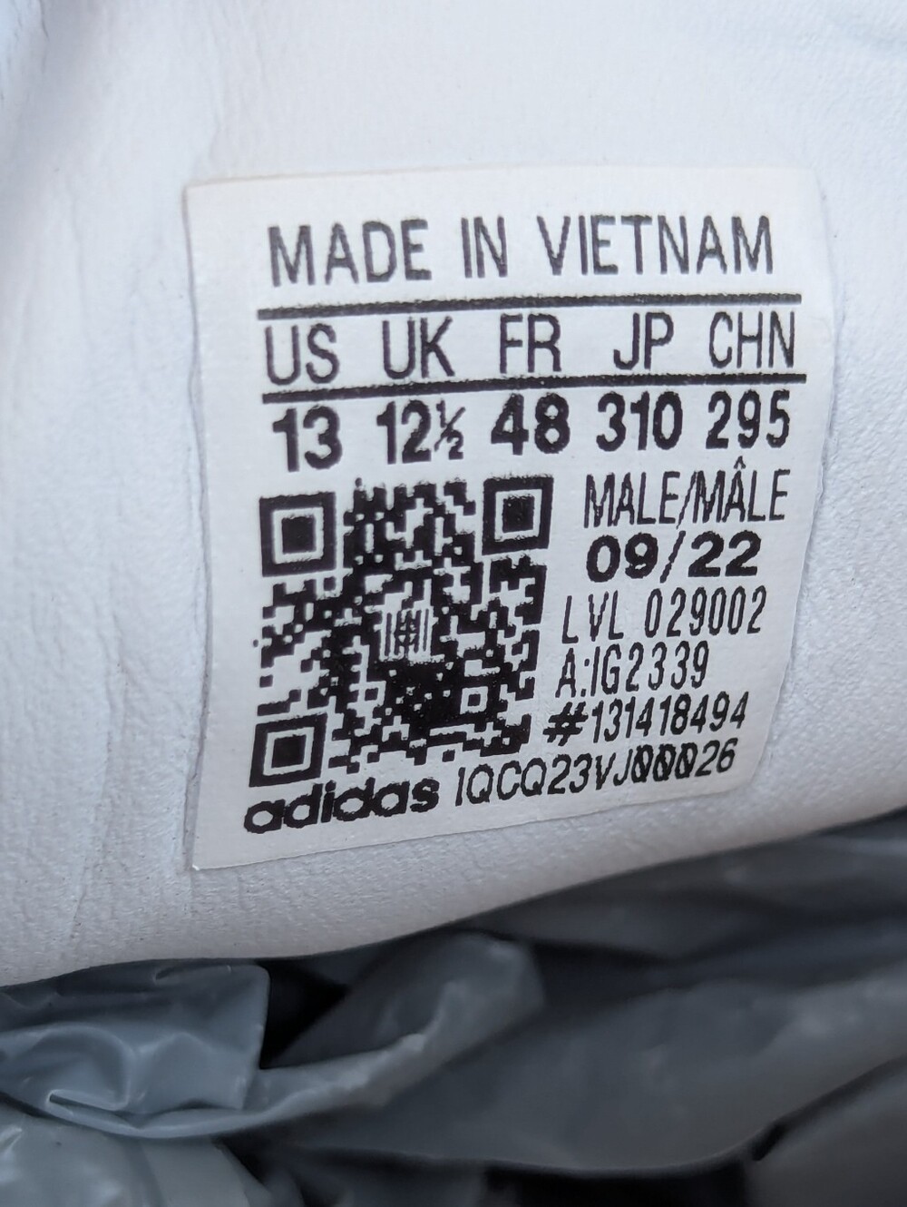 Adidas Samba Classic Leather Sneakers - White / Blue - Picture 5 of 8